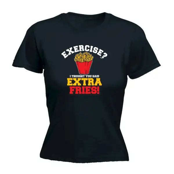 Fries Graphic Fitted Tee
