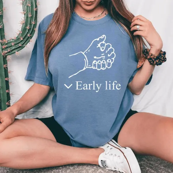Early Life Hand For Women Women's Oversized Comfort T-Shirt