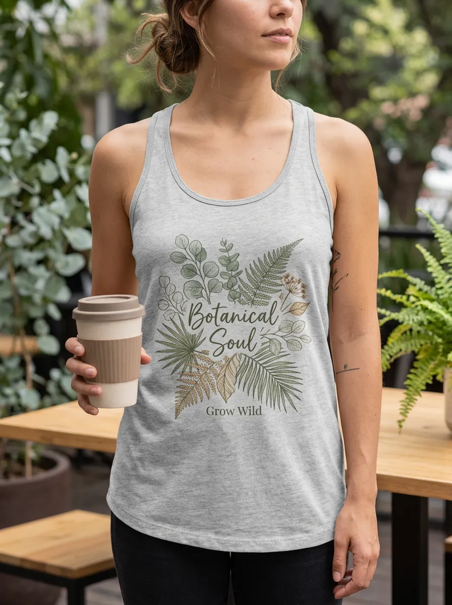 Botanical Soul Nature Tank Top Everyday