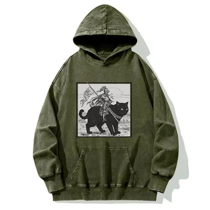 Knight Cat Rider Hoodie