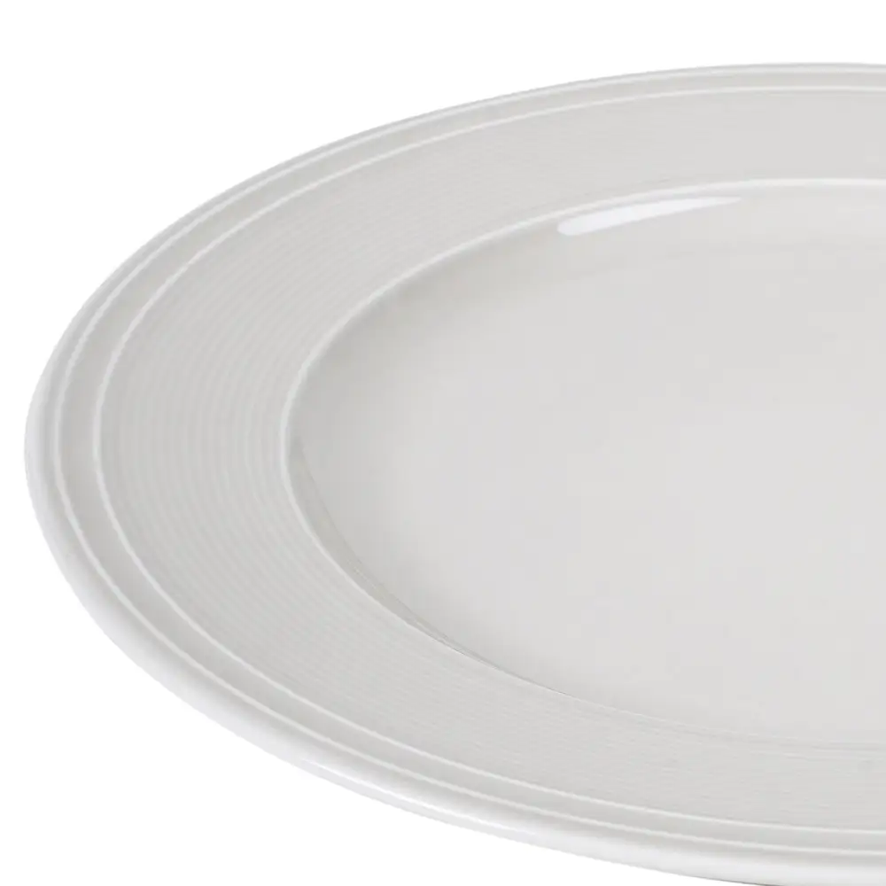 Scalloped Stone Dessert Plate