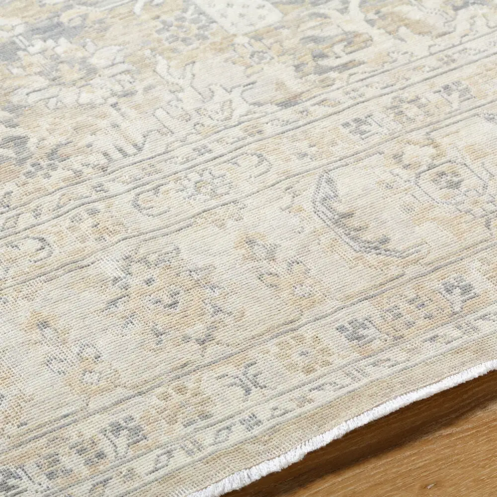 Wool Floral Print Carpet
