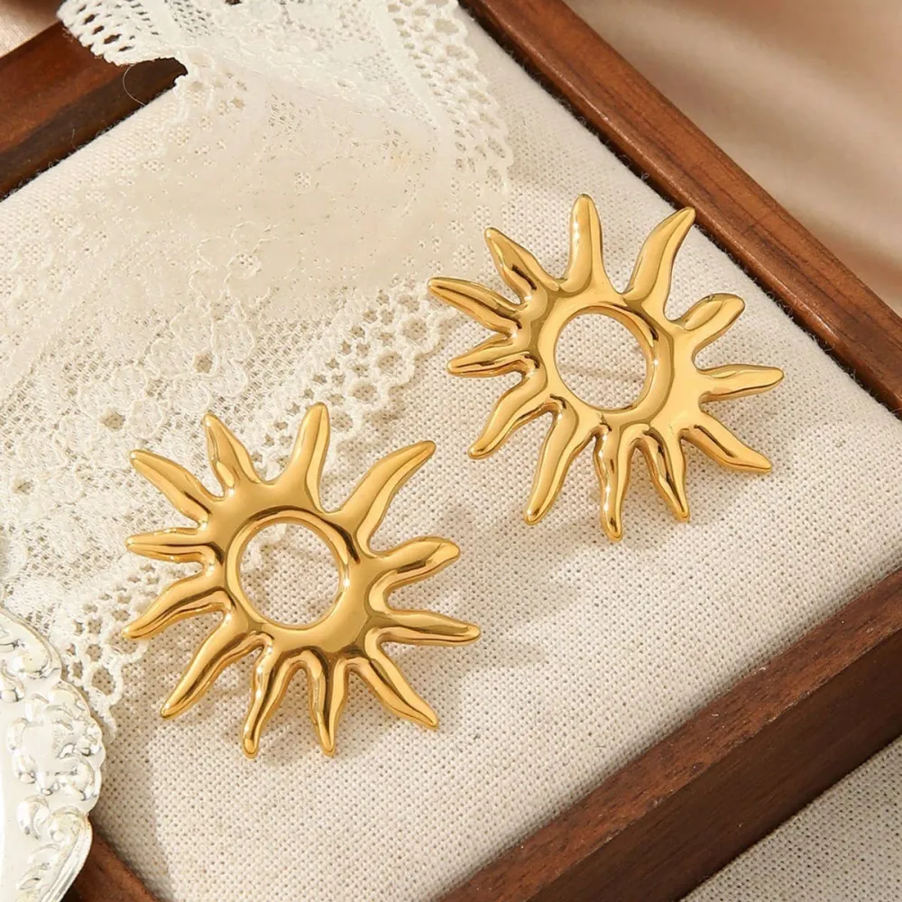 Metal Stainless Steel Vintage Earrings