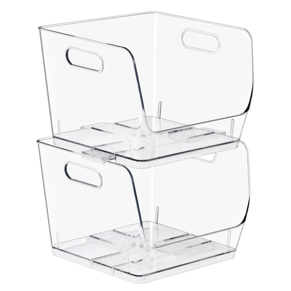 Open Front Storage Bins Square