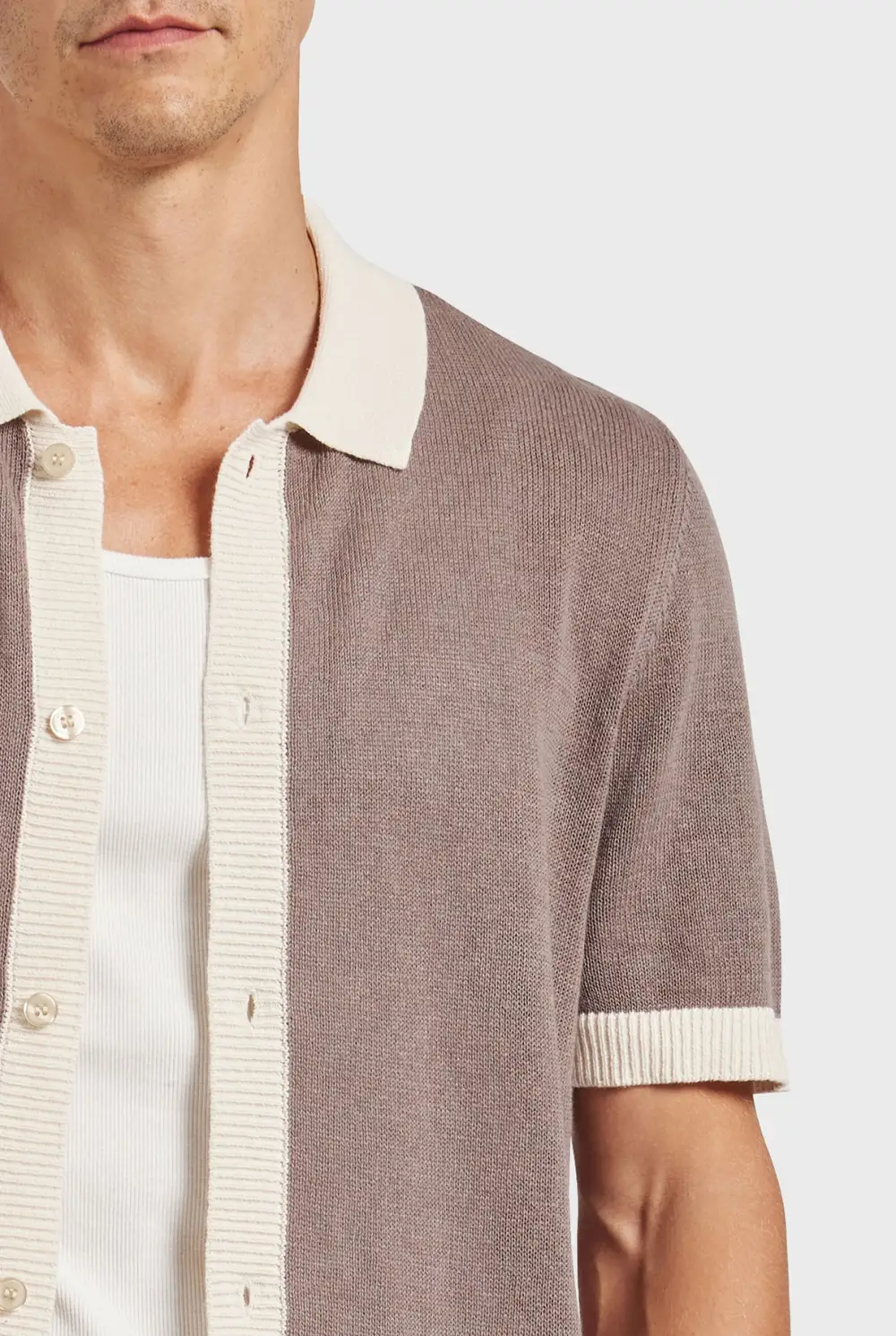Short Sleeve Cuban Collar Shirt