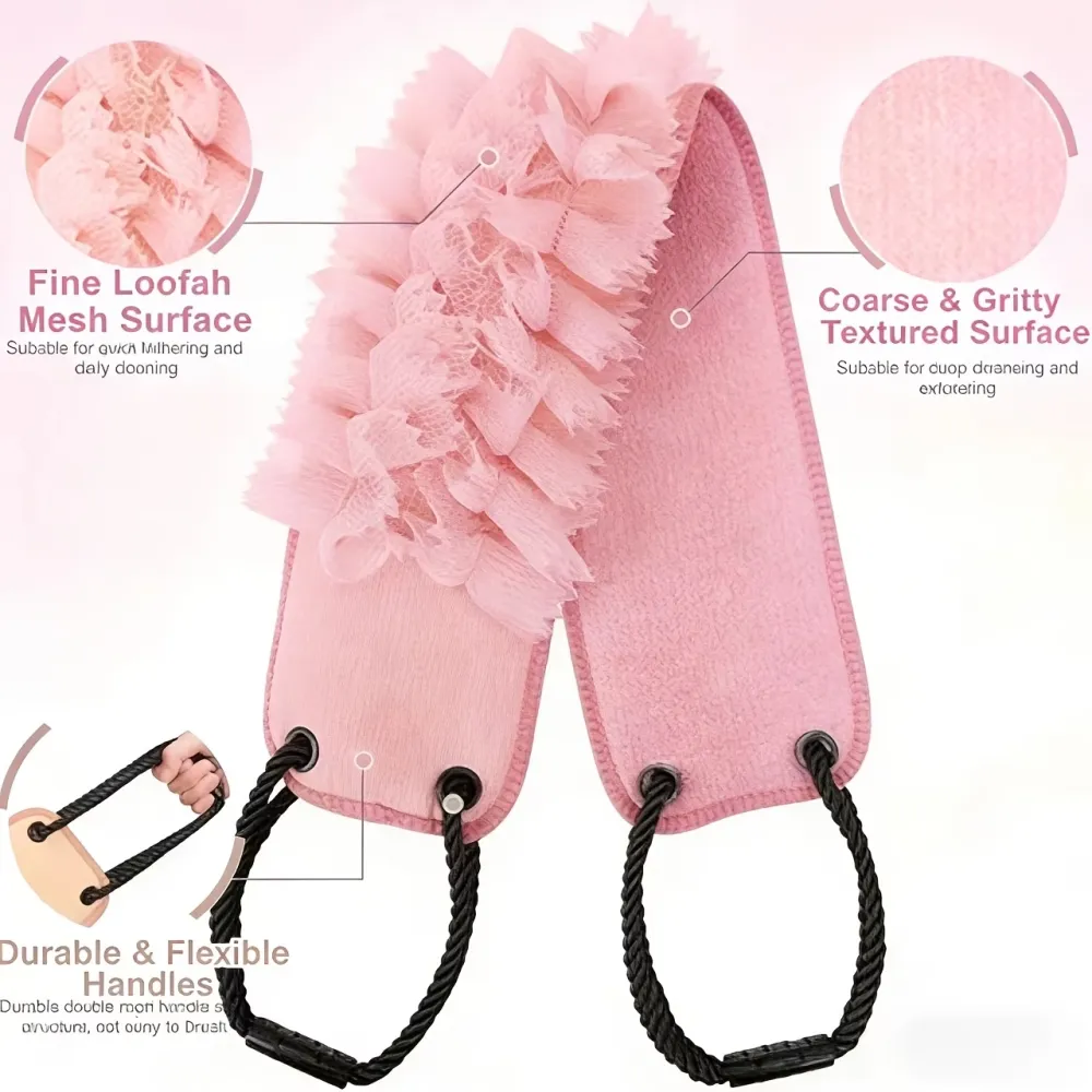 Dual-Sided Exfoliating Back Scrubber