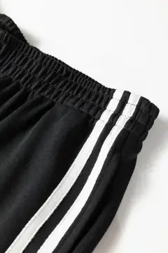 Refined Striped Pullover Sweatpants Two-Piece Set