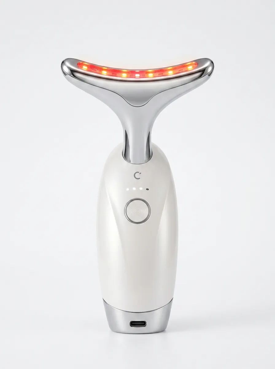 LED Red Light Face and Neck Massager