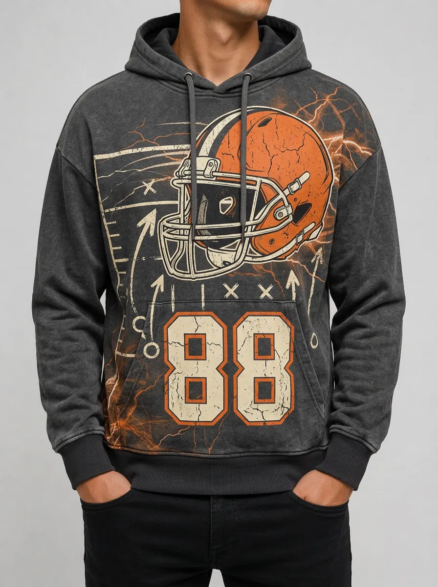Men's Goal Line Heritage Football Hoodie