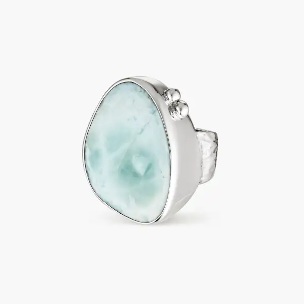Larimar Sunkissed Gemstone Ring