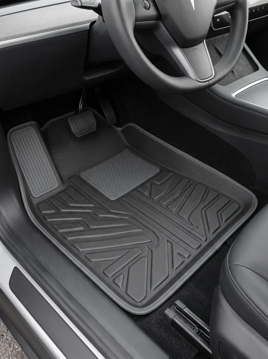 All-Weather Textured Surface Car Floor Mat