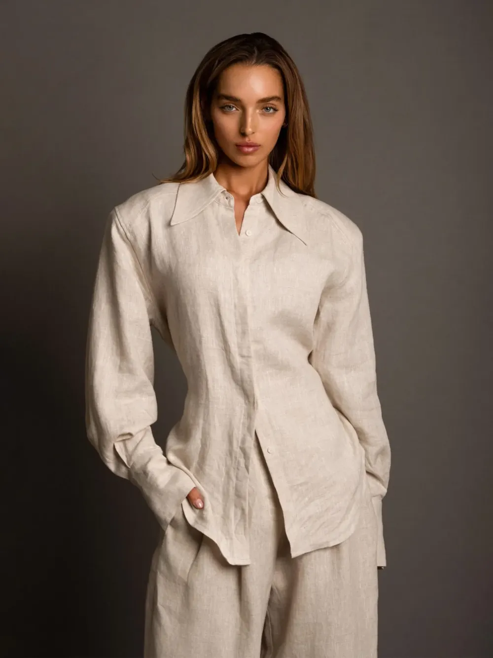 Mary Minimalist Linen Set