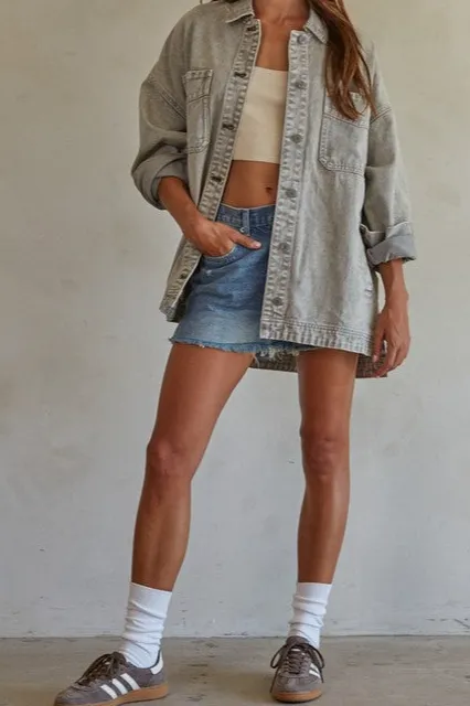 Signature Denim Relaxed Jacket