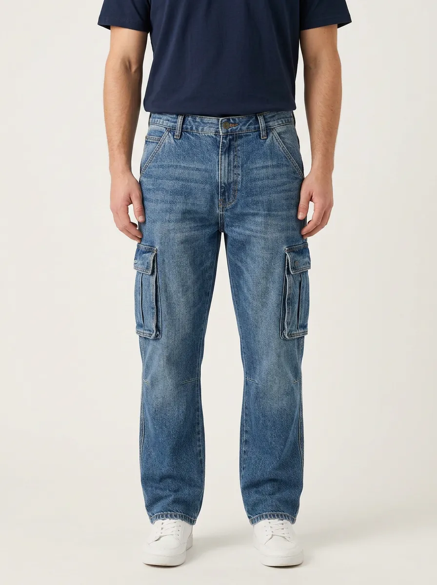 Flexible Outdoor Denim Pants