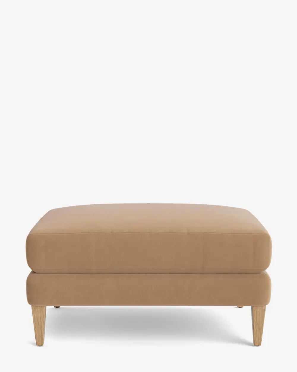 Modern Oak Ottoman
