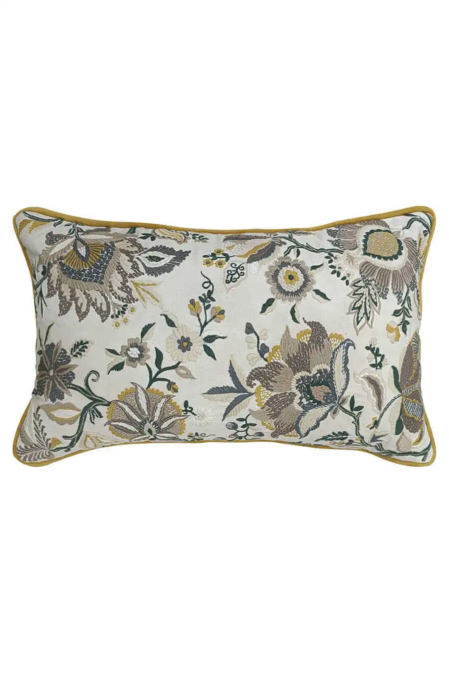 Refined Profile Cotton Decorative Cushion Cover