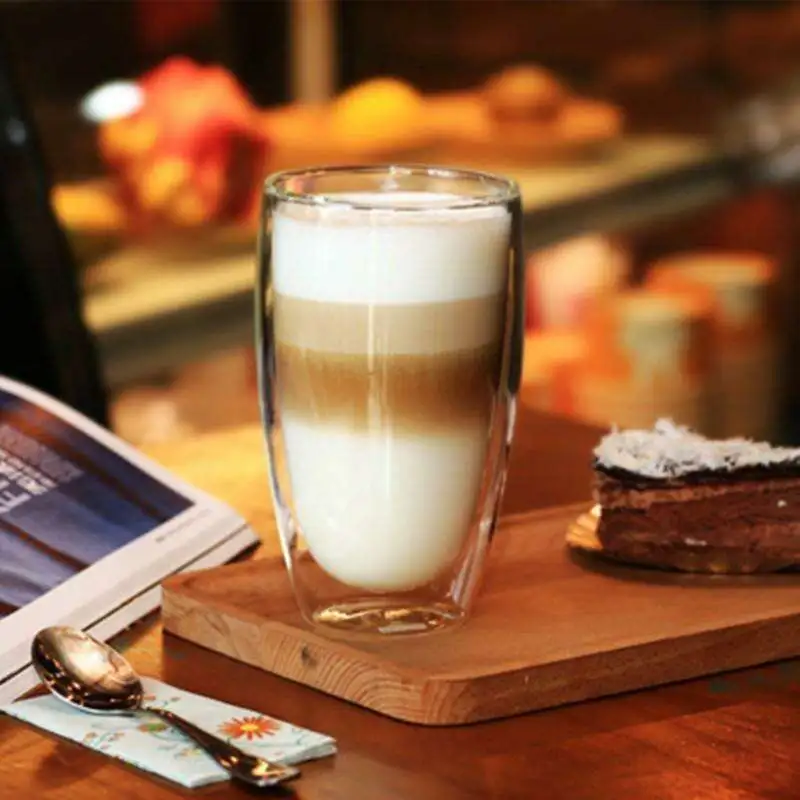 Insulated Glass Drinkware Set Table