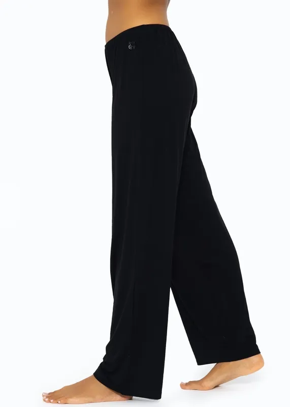 Black Jersey Everyday Pants