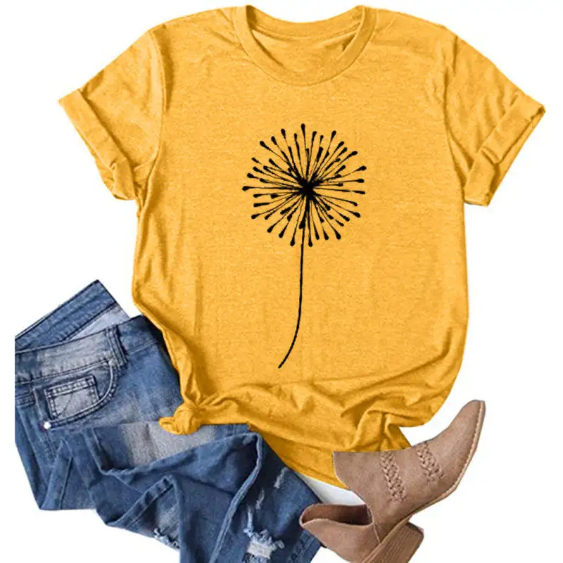 Refined Round-Neck Short-Sleeve Knit T-Shirt