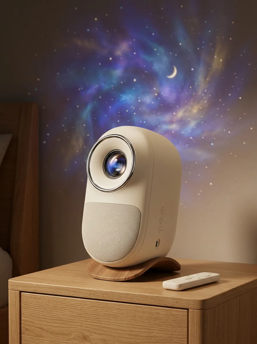 Portable Galaxy Starry Sky Projector Night Light for Home Theater Ambience