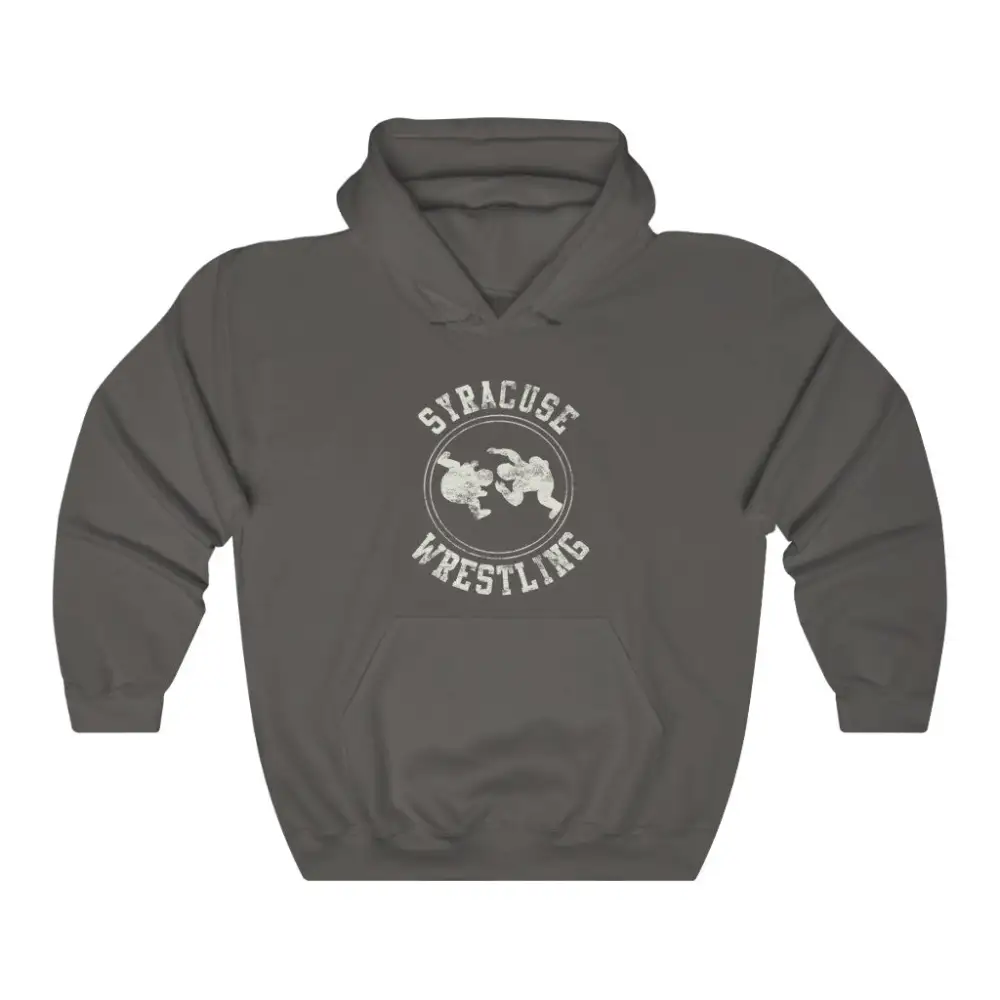 Everyday Vintage Badge Wrestling Graphic Pullover Hoodie