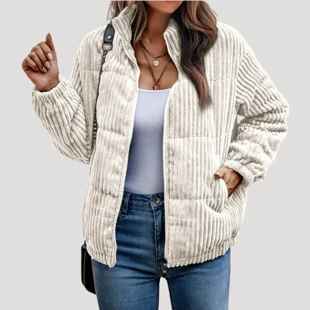 Modern Contemporary Relaxed Bomber Jacket