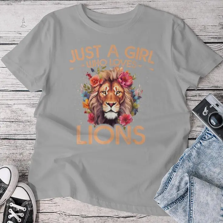 Floral Lion Women T-shirt