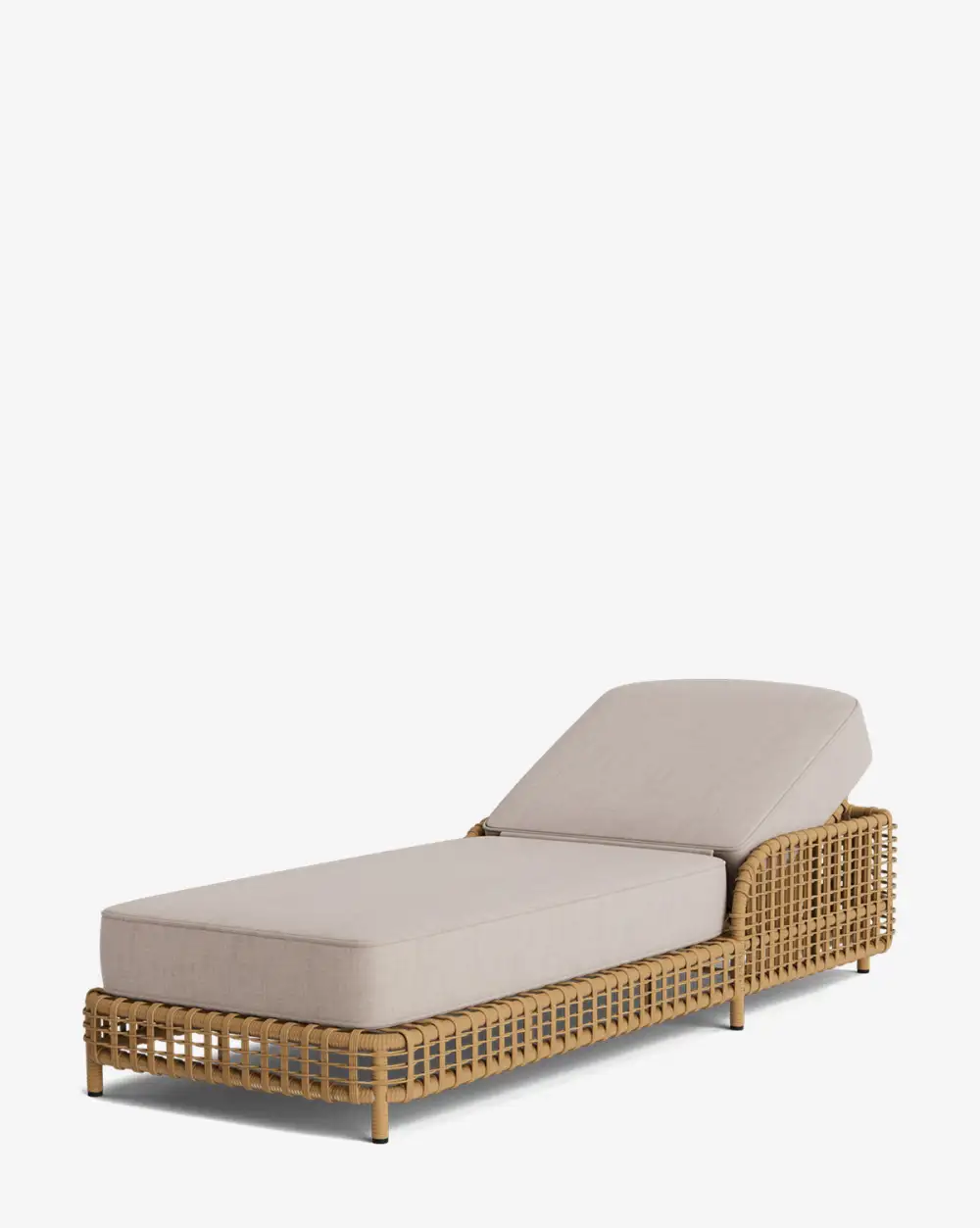 Woven Aluminum Outdoor Chaise