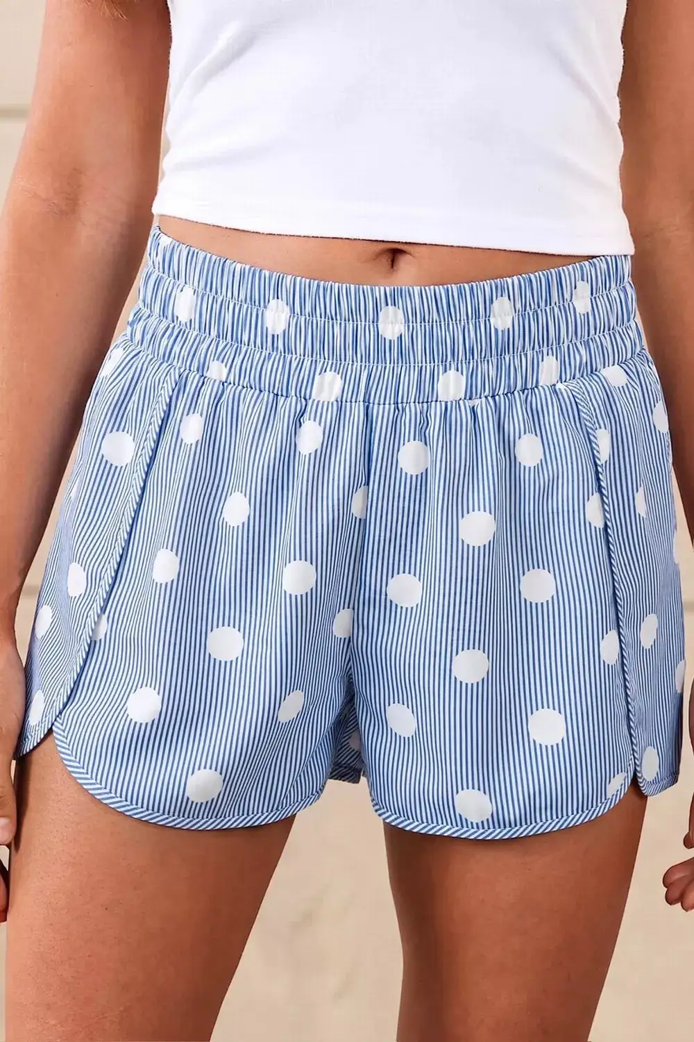 Everyday Elastic Waist Shorts