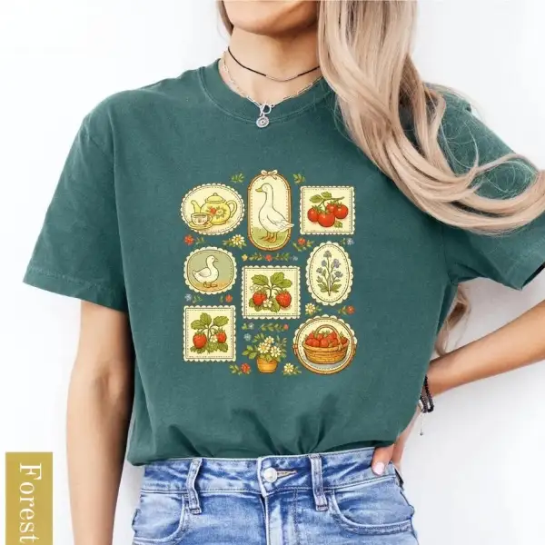 Farm Goose Graphic Top