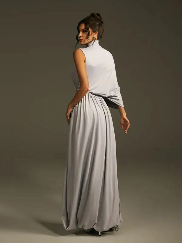 Lavina One Shoulder Cutout Maxi Dress