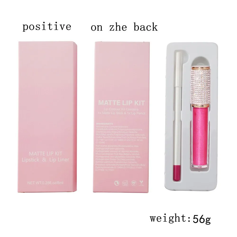 Soft Matte Lip Liner Pencil Set