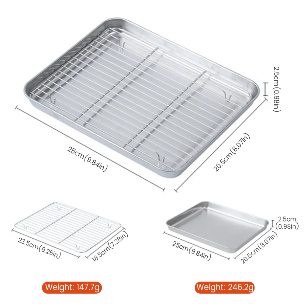 Multi-Purpose Stainless Steel Baking Pan