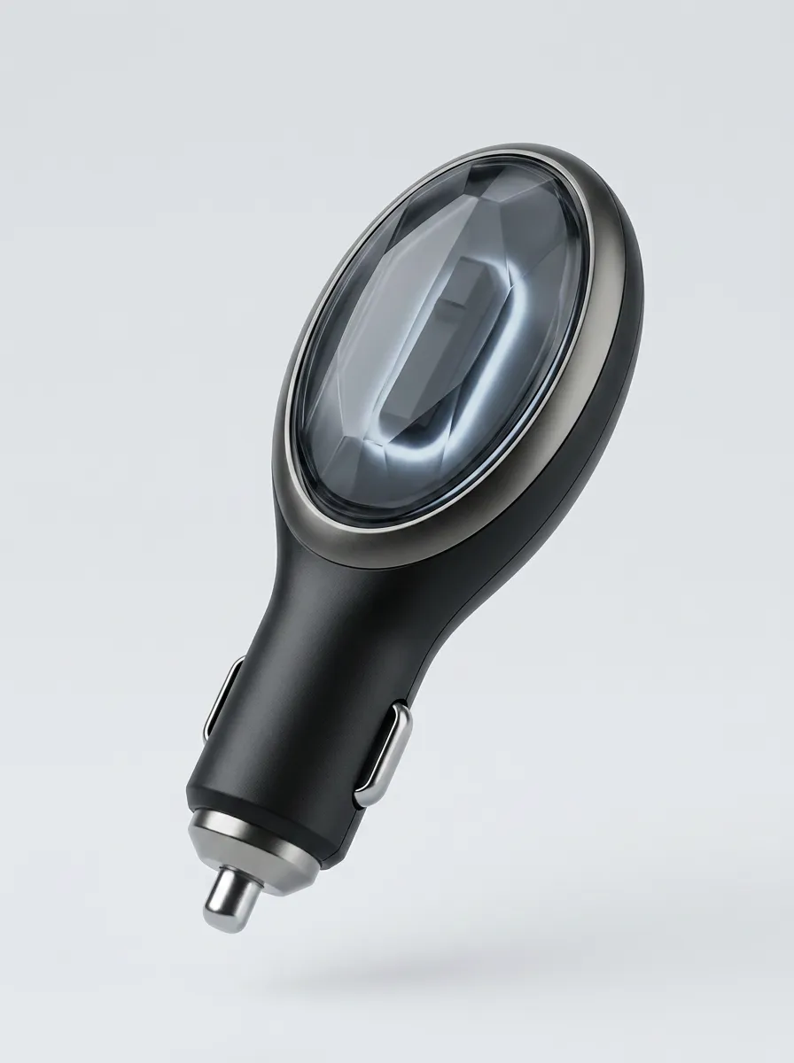 Crystal Car Fuel Saver Power-Socket Plug-In Device
