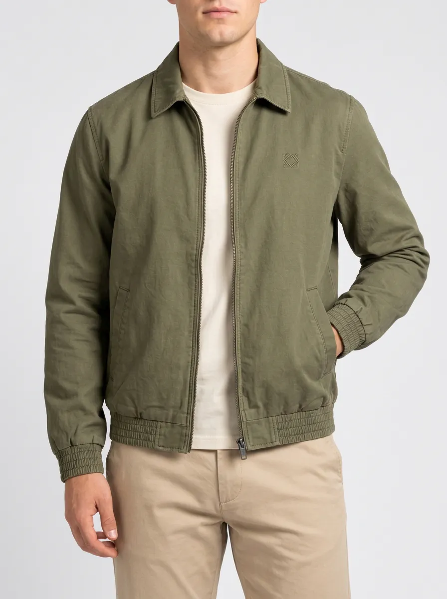Hardwearing Zip Front Outdoor Jacket