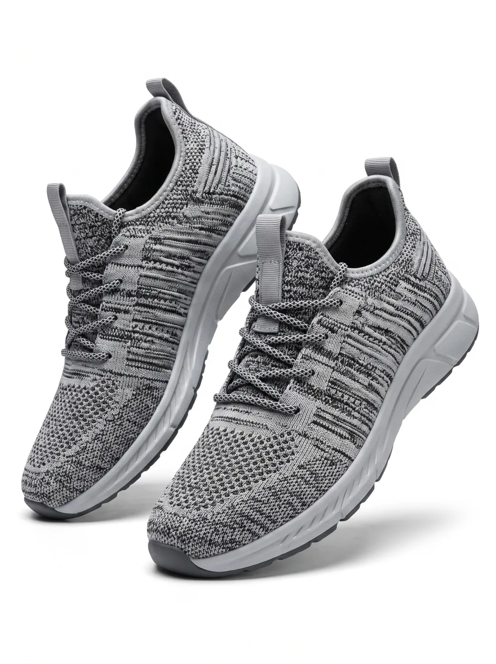 Unisex Grey Knit Sneaker 