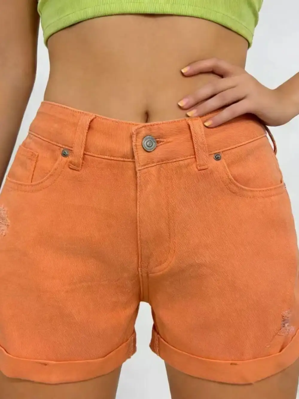 Modern Fit High Waist Shorts