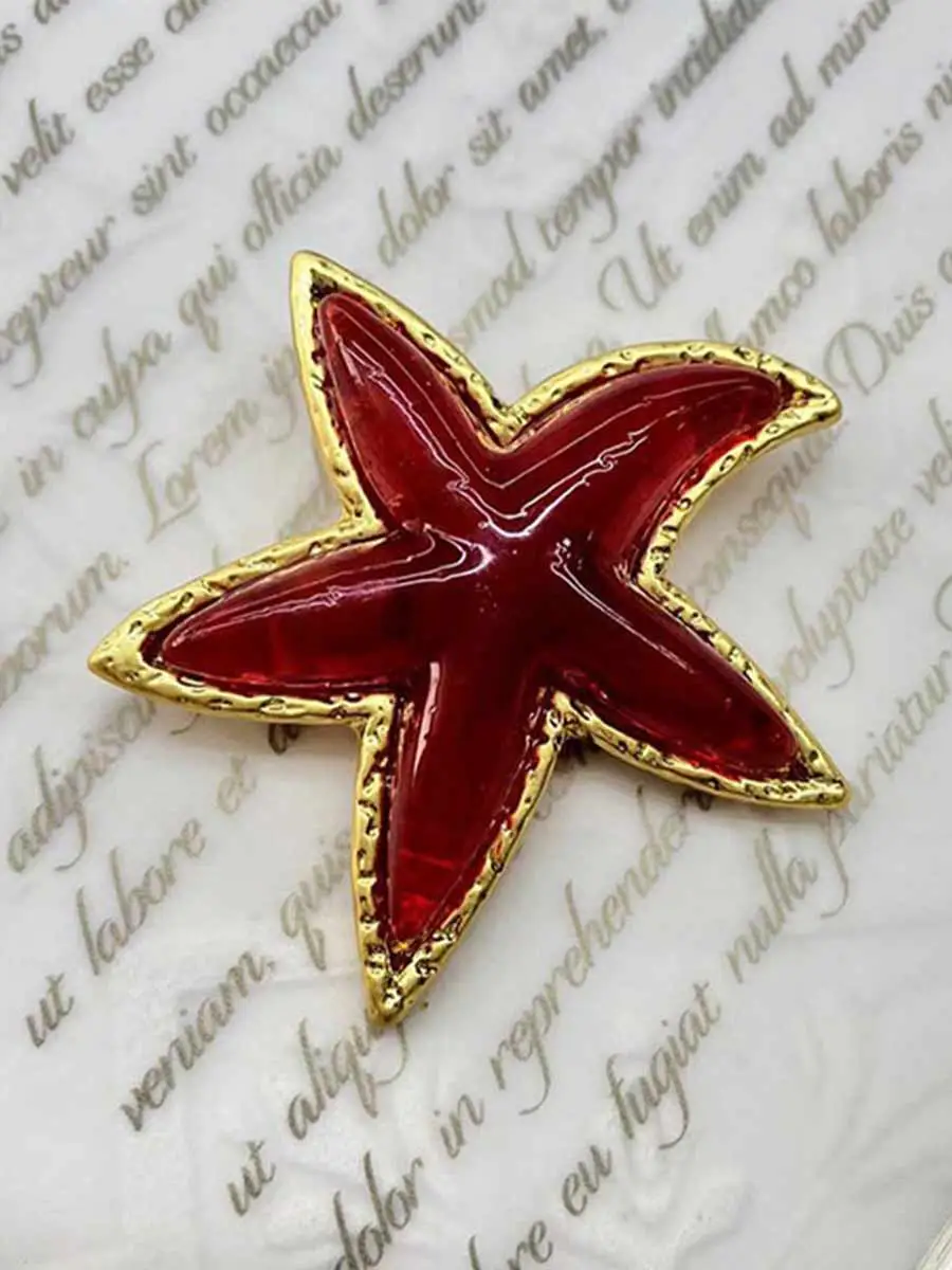 Lorena Starfish Brooch