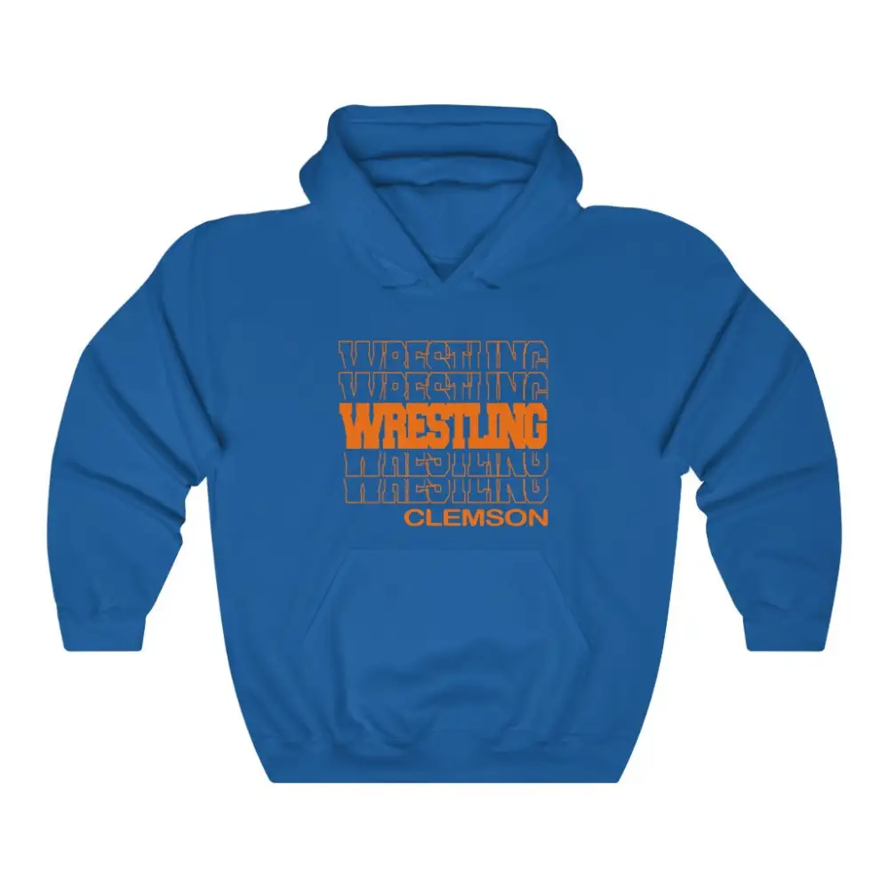 Varsity Wrestling Stacked Letter Hoodie