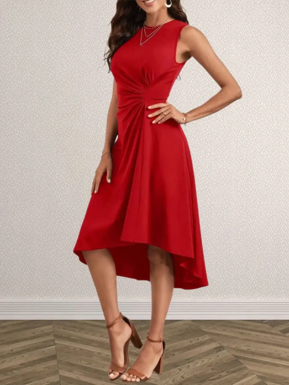 Effortless Sleeveless Casual Dress