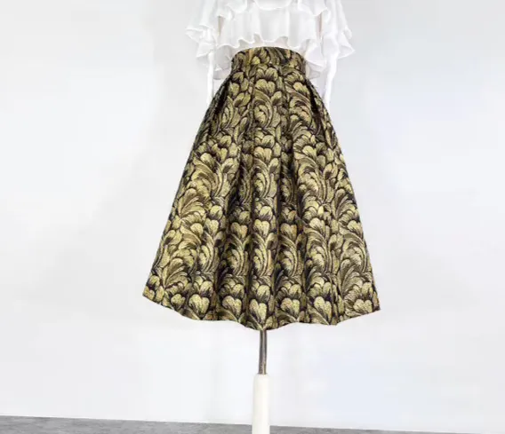 Chic Clean Everyday Casual Embroidered Skirt