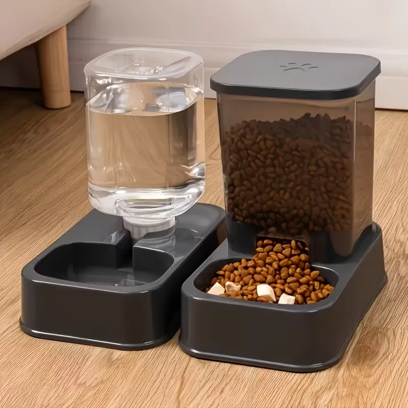 Large Capacity Automatic Pet Feeder and Waterer Combo