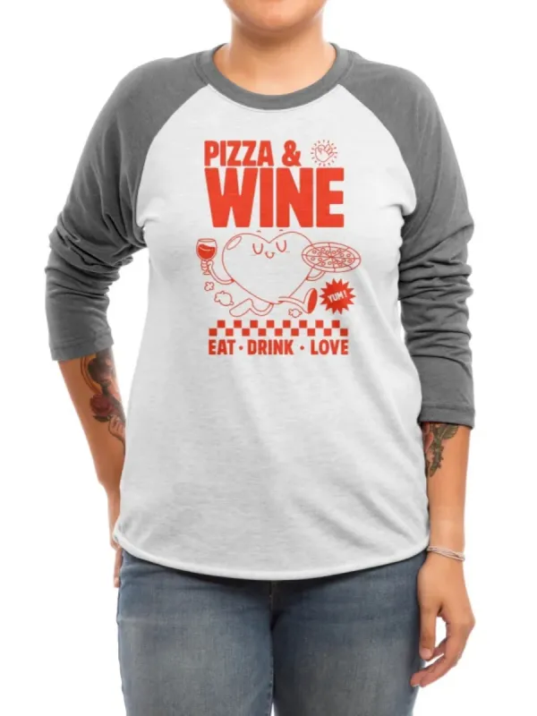 Cute Pizza Print T-Shirt