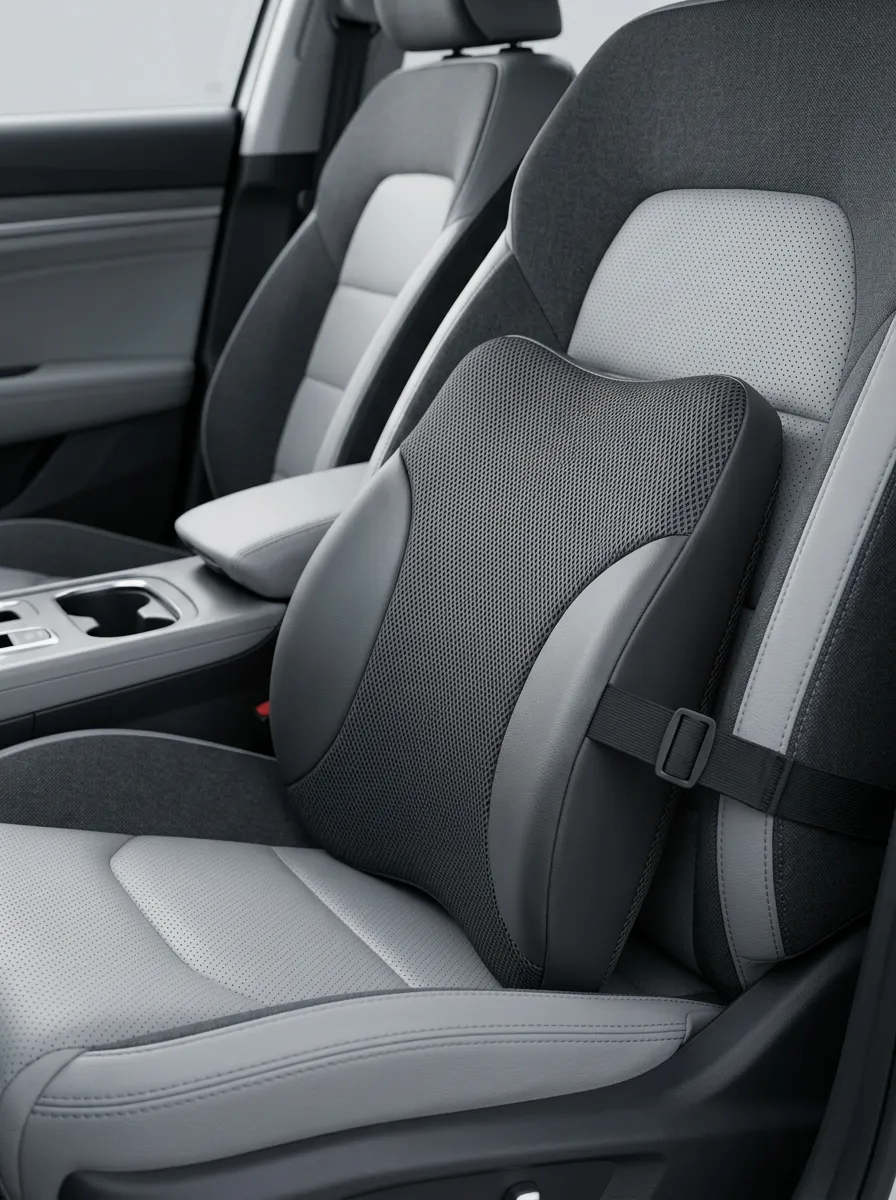 Lumbar-Support Mesh Ergonomic-Style Car Lumbar Support Pillow