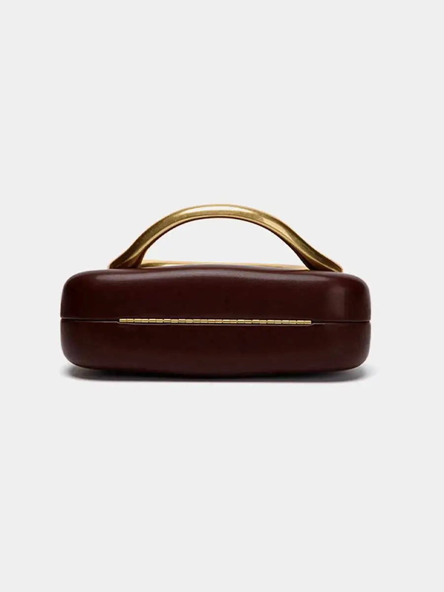 Emelia Curved Metal Box Bag
