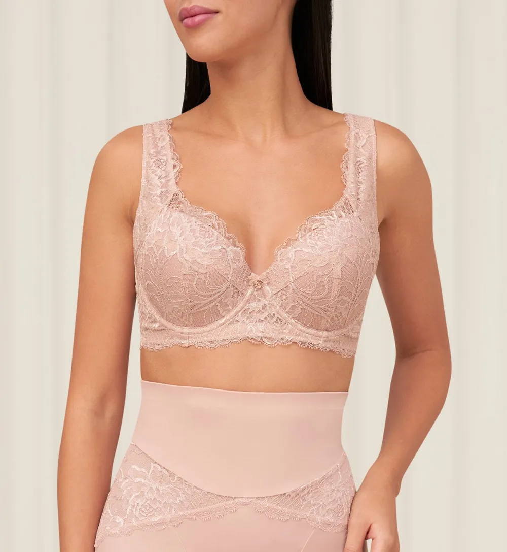 Women's Sleek Wired Padded Lightweight Breathable Bra