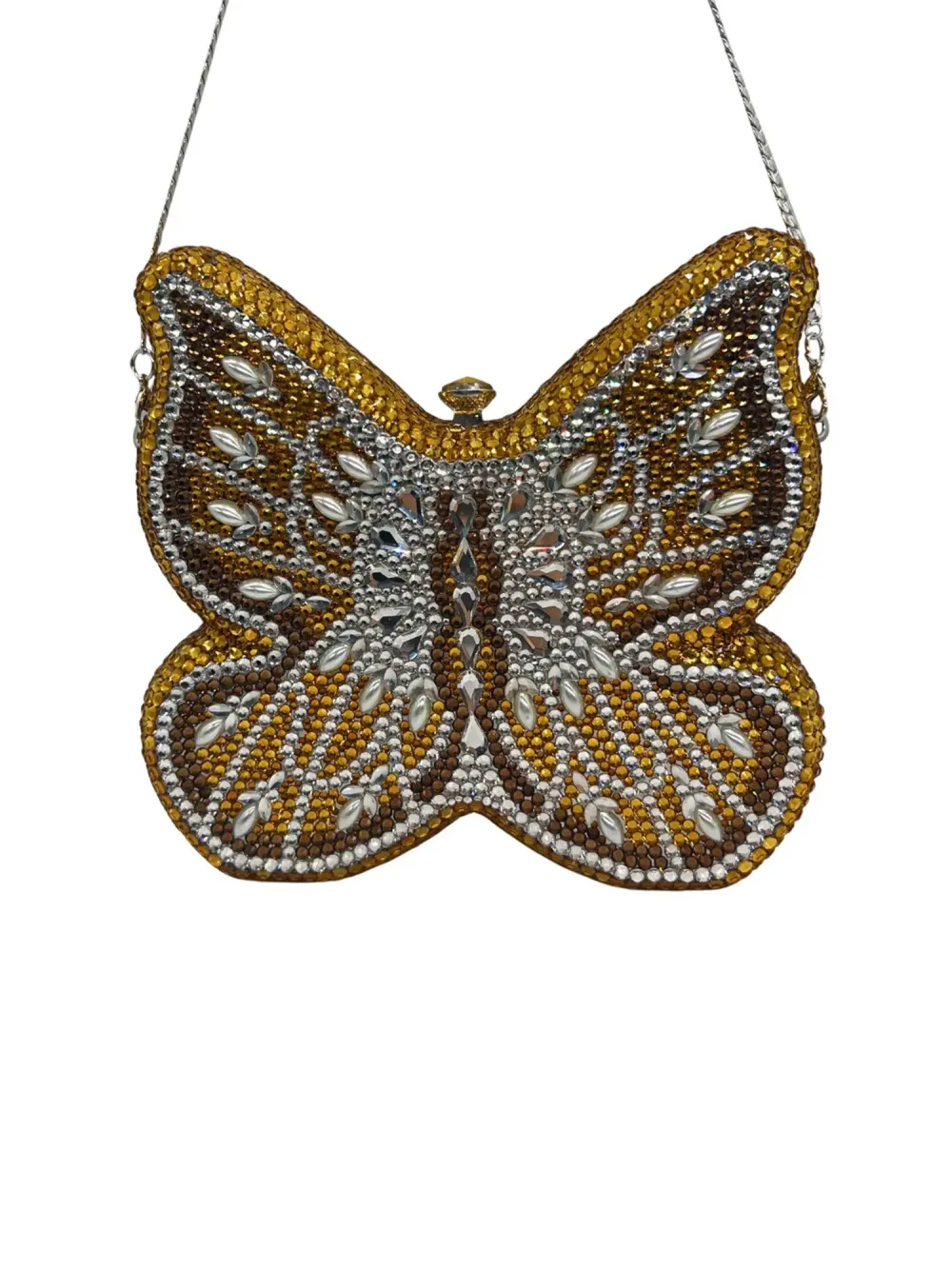 Kiera Rhinestone Butterfly Clutch
