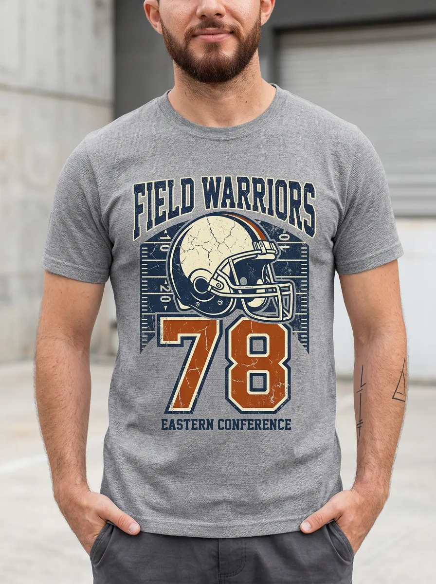 Men's Gridiron Field Warriors Eastern Conference T-Shirt