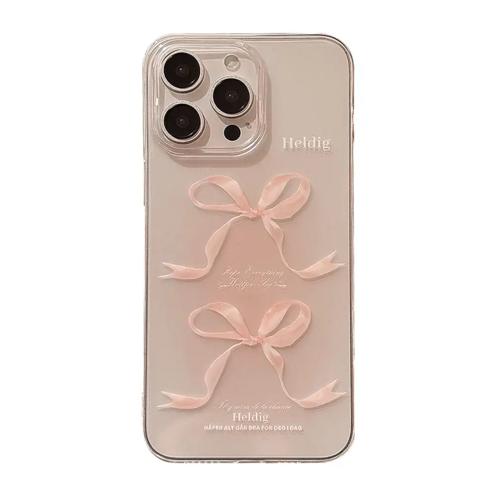 Bow Cat Matte Frosted Phone Case