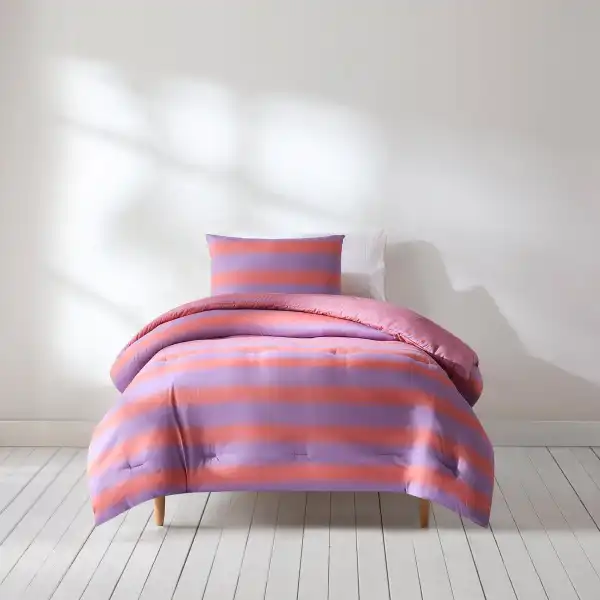 Classic Striped Comforter Bedding Set